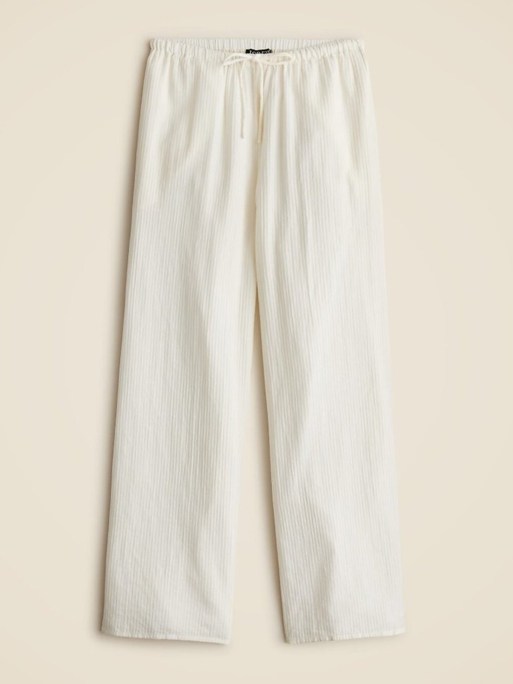 NWT J.Crew Airy Gauze Beach Pant Ivory